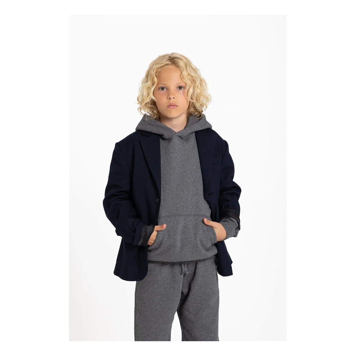 Smallable Kid - Canterbury Organic Cotton Jogger | Gray Melange