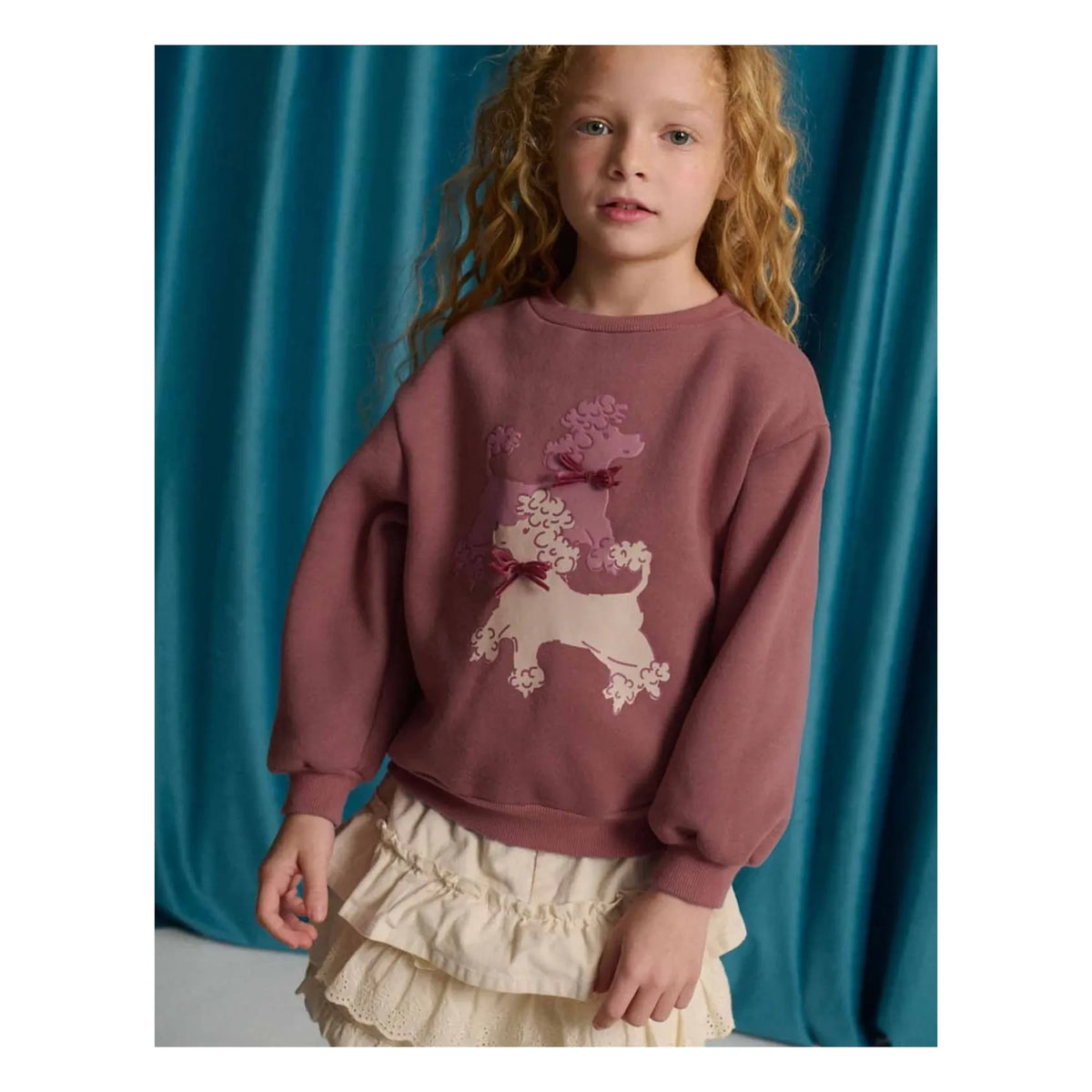 Gingersnaps - Ethel Dog Sweatshirt | Dusty Pink