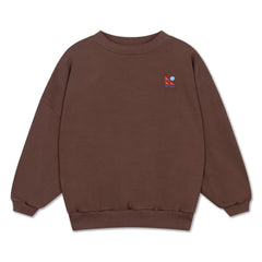 Repose AMS - Organic Cotton Logo Sweatshirt | Brown