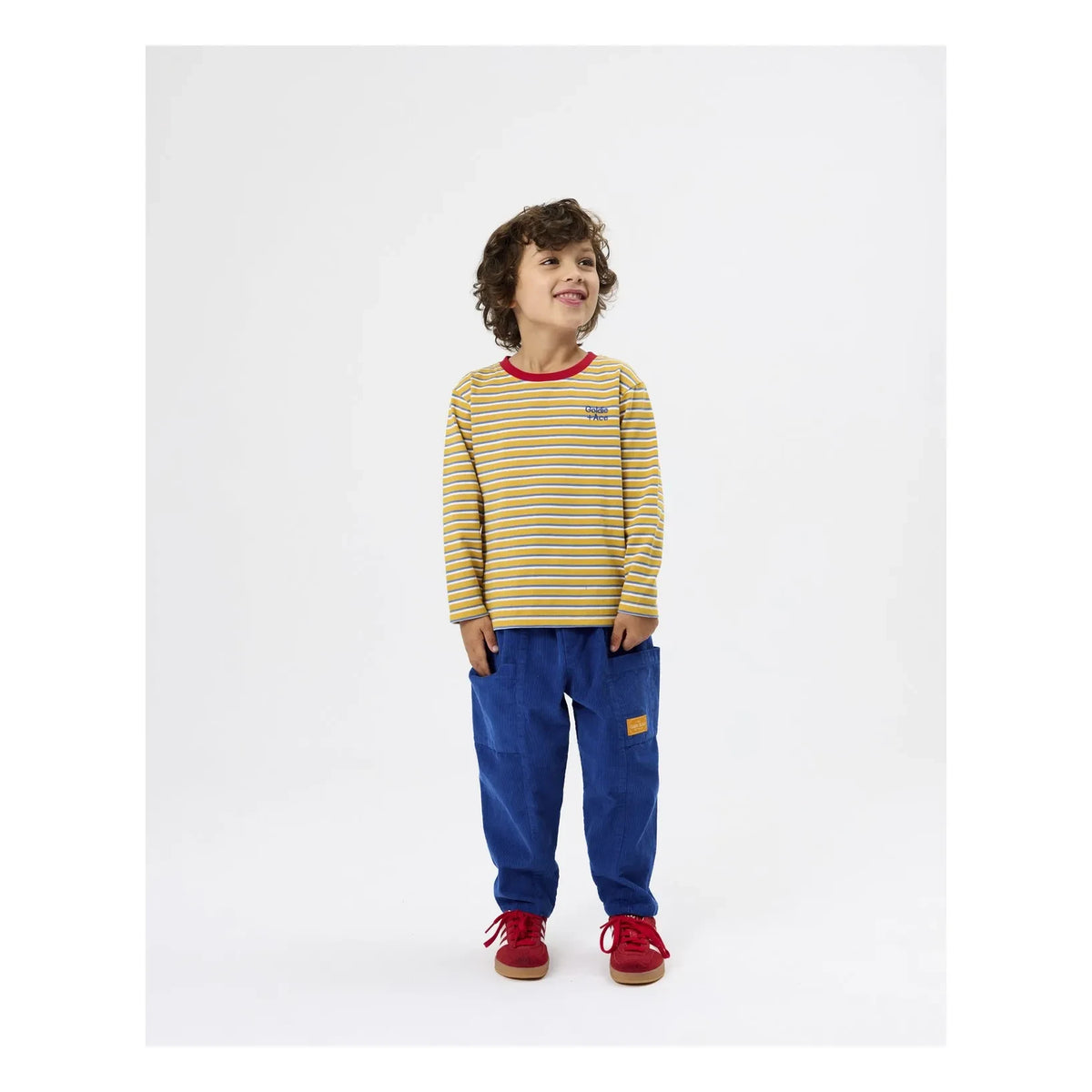 Goldie + Ace - Koala Ribbed Velvet Pants | Blue