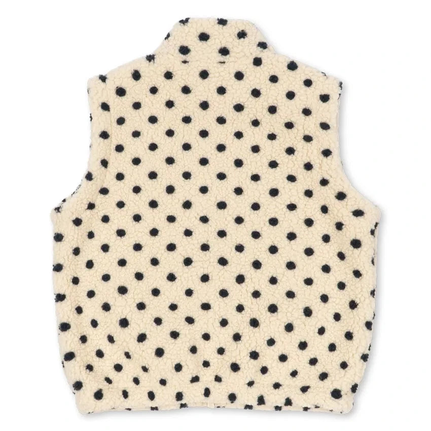 Konges Sløjd - Sleeveless Sherpa Vest Jody Pois Recycled Fibers | Ecru