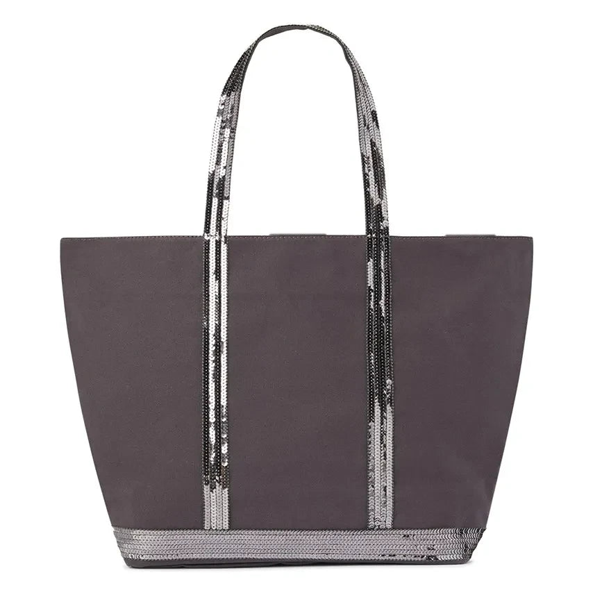 Vanessa Bruno - Zippered Tote L | Charcoal Gray