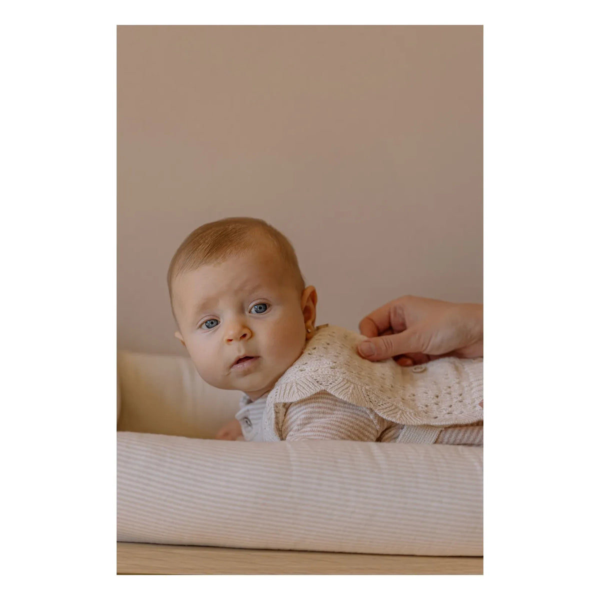 1+ in the family - Paris Sleeveless Merino Wool Sweater | Ecru