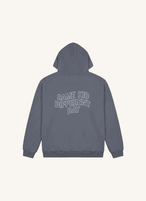 Cos I Said So - Same Kid Organic Cotton Hooded Sweatshirt | Gray