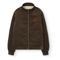 The Animals Observatory - Walnut Tiger Velvet Jacket | Chocolate