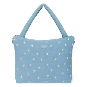 Studio Noos - Hearts Denim Baby Diaper Bag