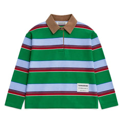 Tangerine - Striped Polo Shirt | Green