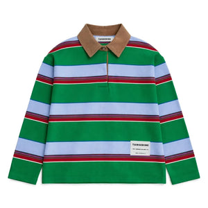 Tangerine - Striped Polo Shirt | Green