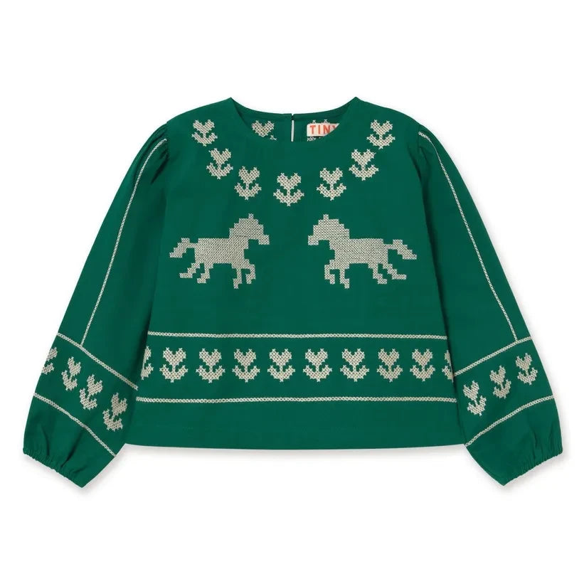 Tinycottons - Green Horse Shirt