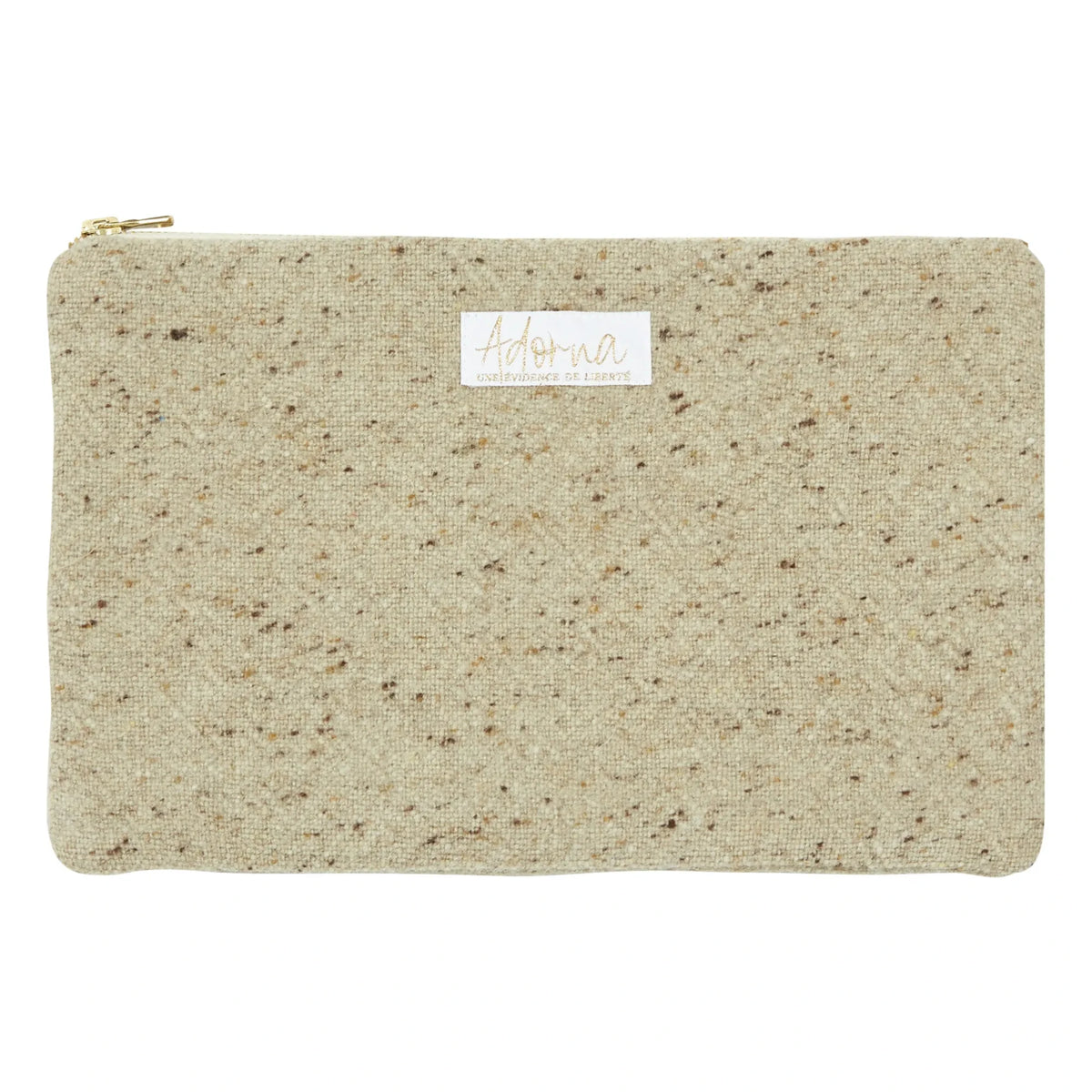 Adorna - Wool and Linen Bag | Heather Beige