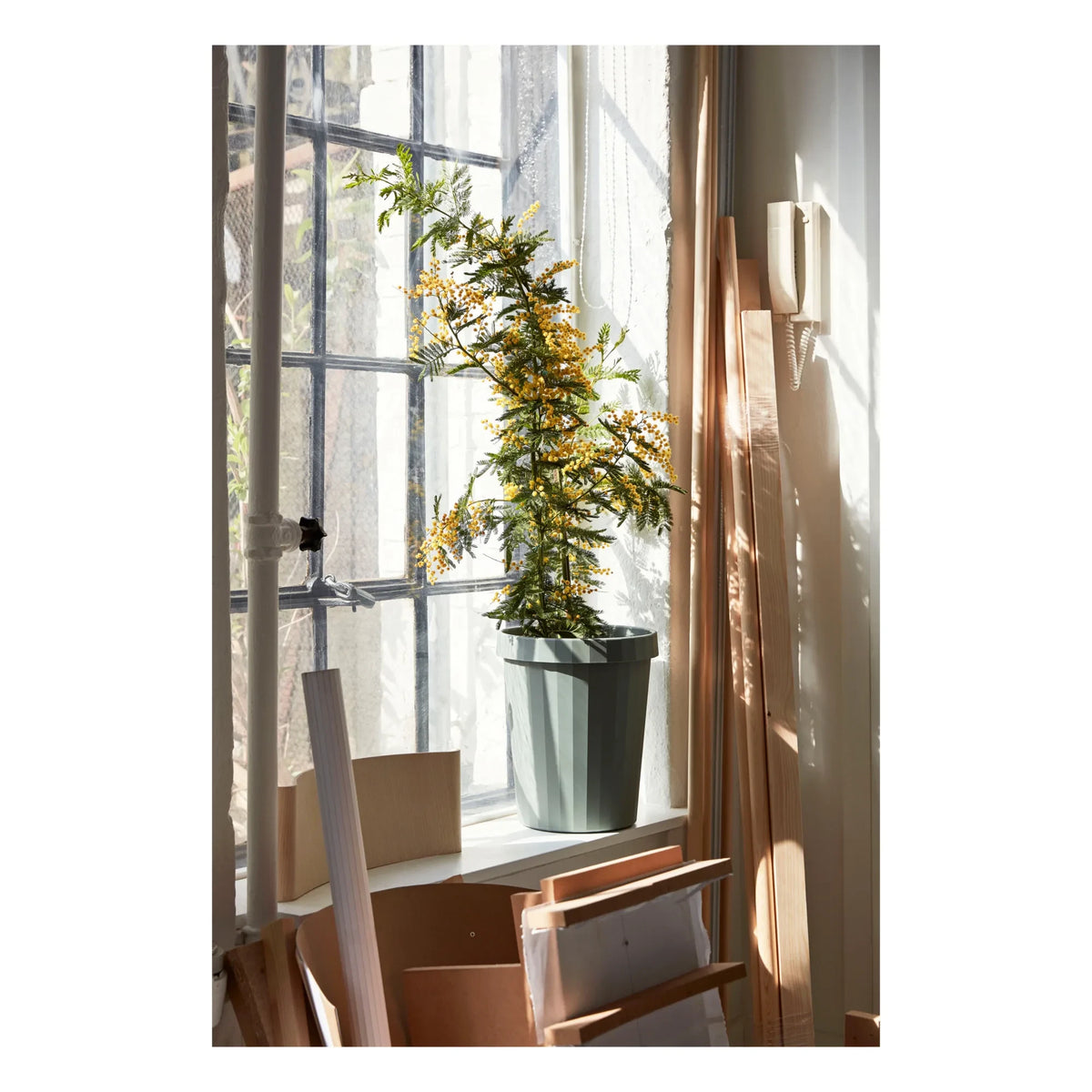 Hay - Shade Trash Bin | Almond Green