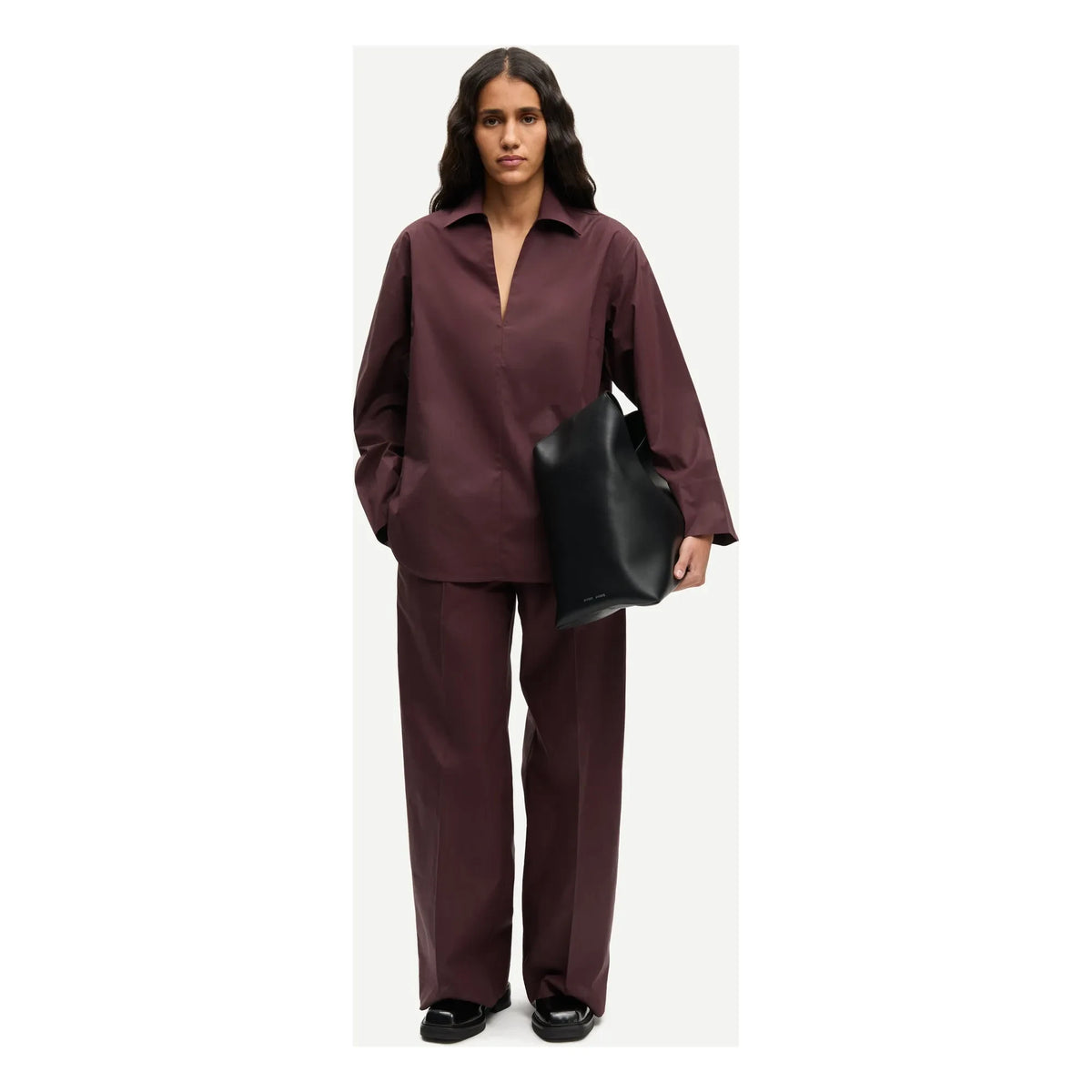 Samsoe Samsoe - Sajulio Organic Cotton Pants | Brown