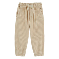 Emile et Ida - Ribbed Pants | Ecru