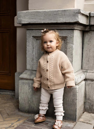 Donsje - Elenna Wool Cardigan | Peach