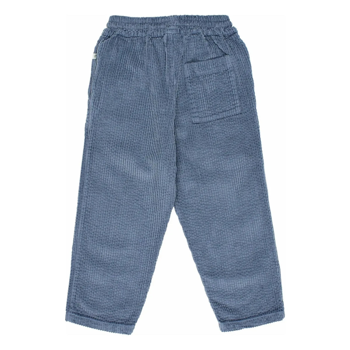 Búho - Girls' Velvet Pants | Gray Blue