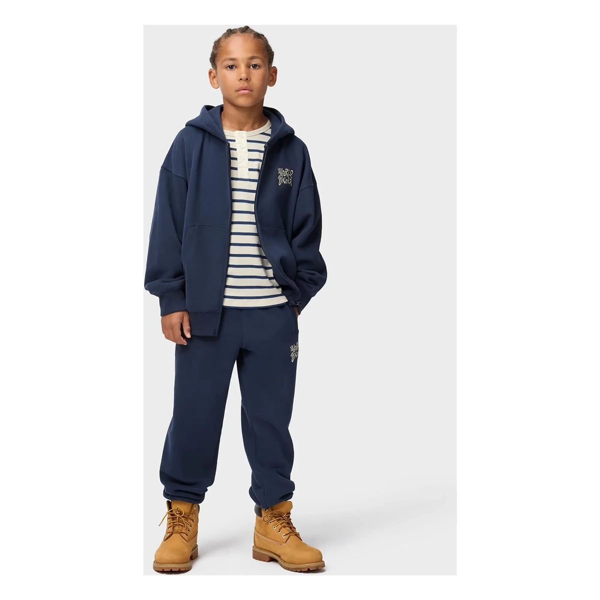 Molo - Marley Zippered Sweatshirt | Midnight Blue