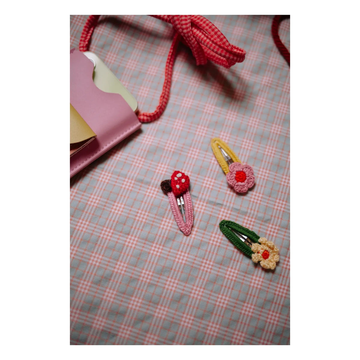 Sticky Lemon - Set of 2 Flower Clips | Pale Pink