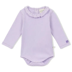 Arsène et Les Pipelettes - Organic Cotton Ribbed Bodysuit | Lilac