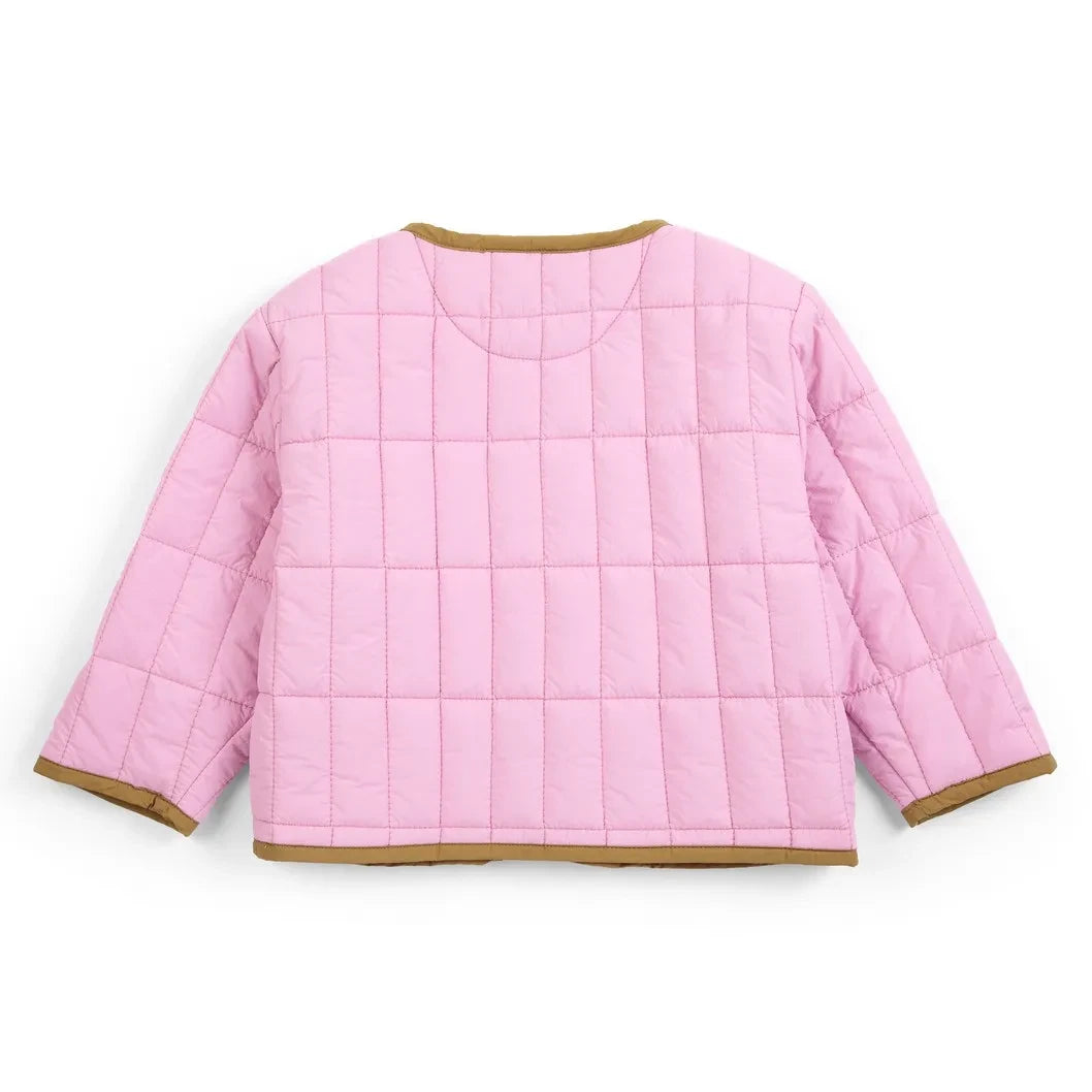 Bobo Choses - Recycled Fiber Quilted Baby Jacket | Pink