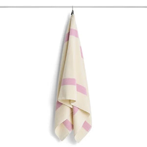 Hay - Striped Bath Sheet | Pink