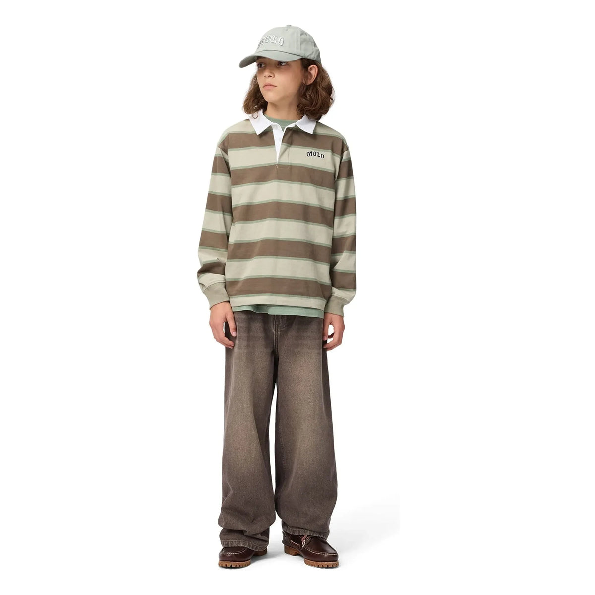 Molo - Askio Organic Cotton Jeans | Taupe Brown