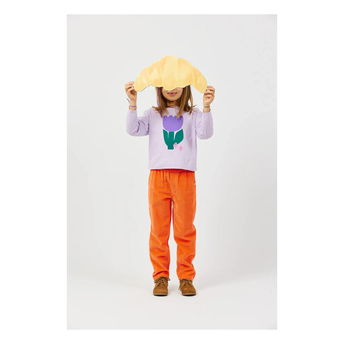 Arsène et Les Pipelettes - Organic Cotton Tulip T-Shirt | Lilac