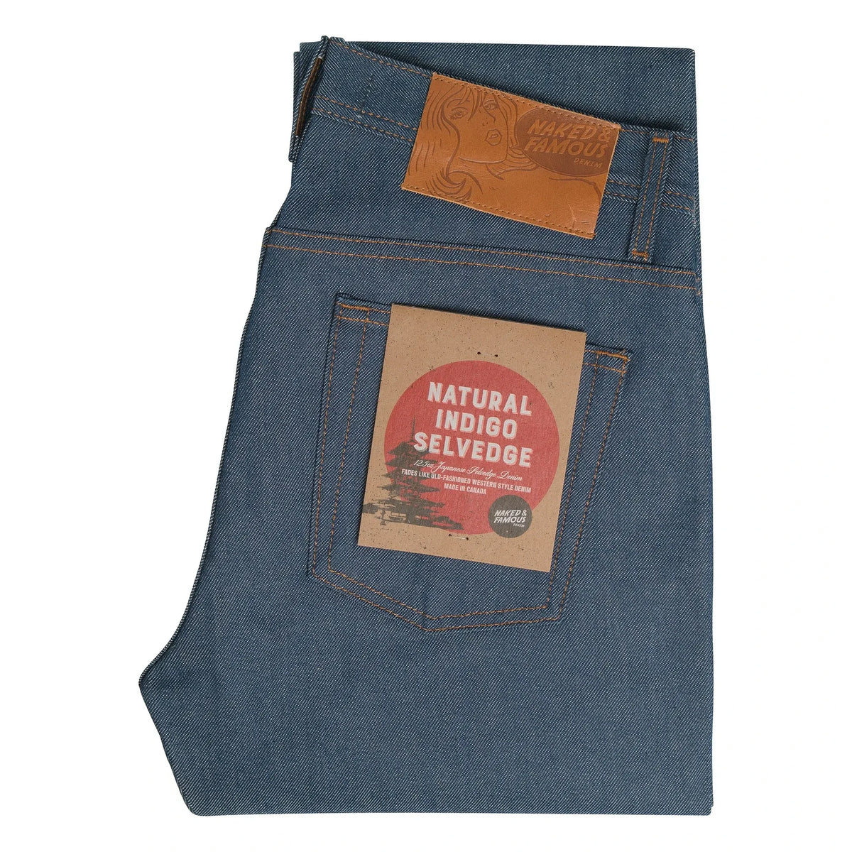 Naked & Famous - Weird Guy Natural Indigo Selvedge Jeans | Indigo