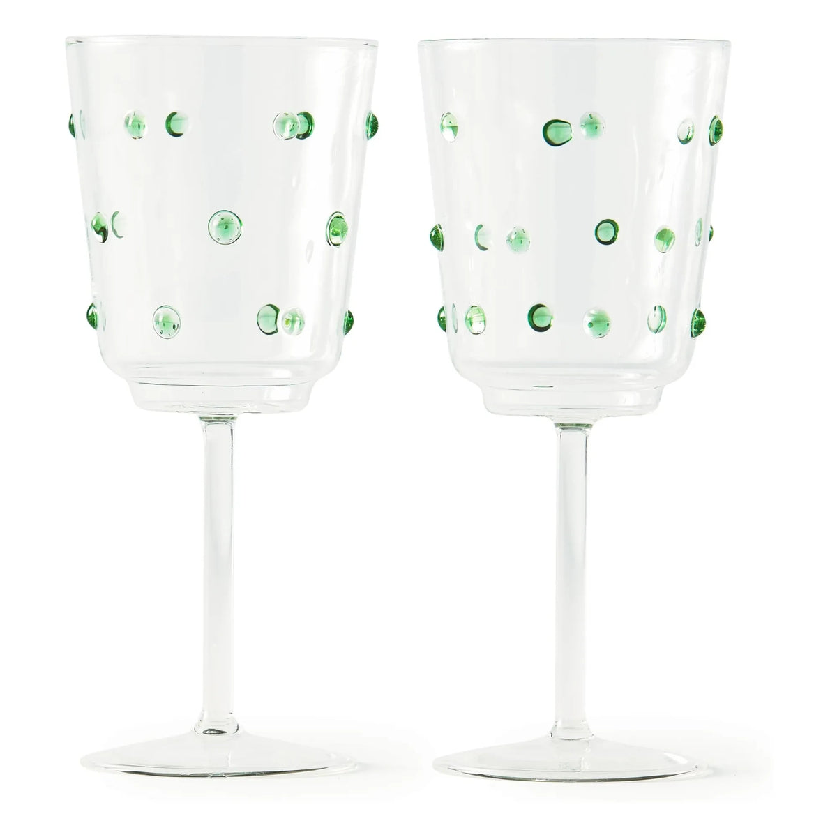 Pols Potten - Nob wine glass | Green