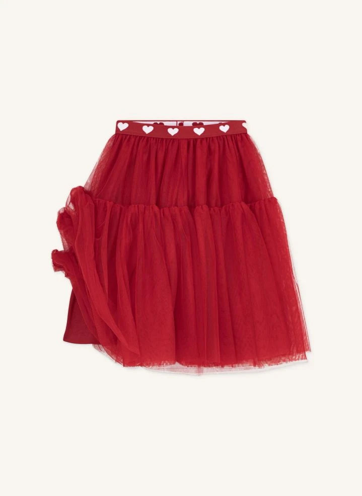 Petit Bateau - Red Tulle Skirt