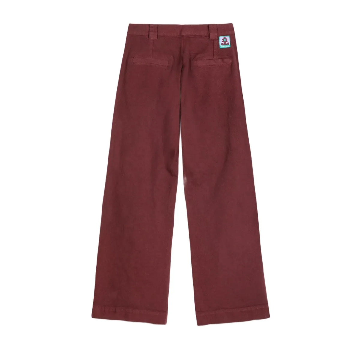 Bobo Choses - Wide Leg Cotton Trousers | Dark Brown