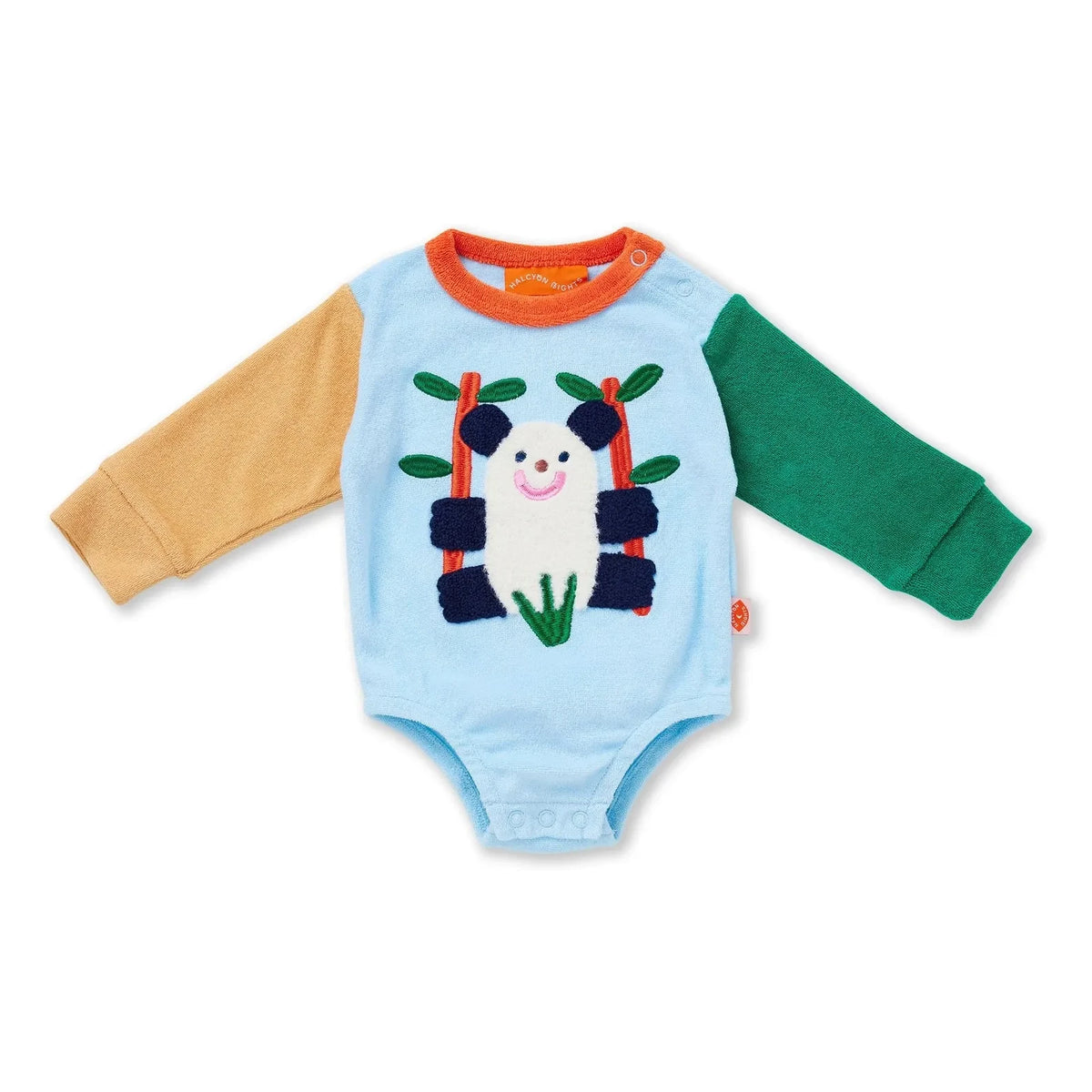 Halcyon Nights - Zoo Sponge Romper | Light Blue