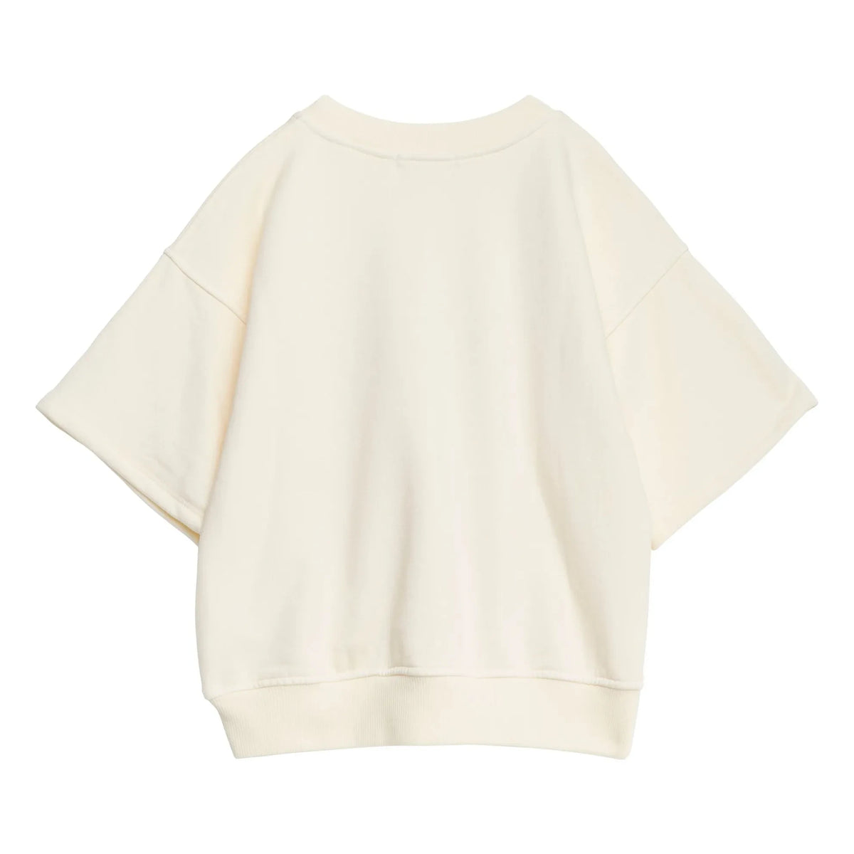 True Artist - Short Sleeve Sweatshirt N°13 Organic Cotton | Cream
