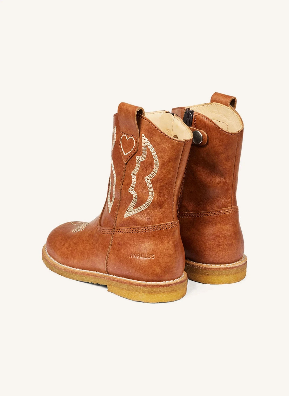 Angulus - Cowboy Boots | Cognac