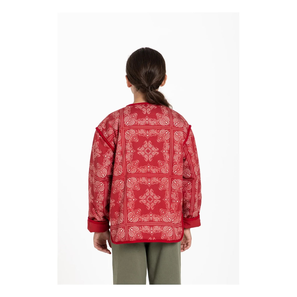 Hundred Pieces - Malya Bandana Jacket | Dark Red