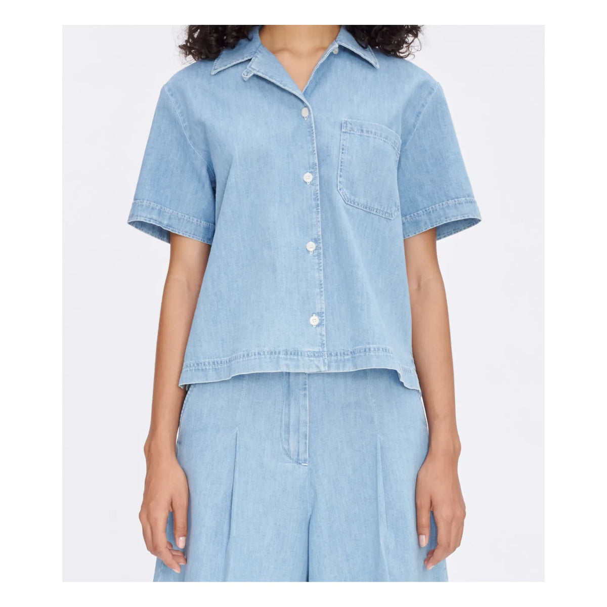 A.P.C. - Maeva organic cotton shirt | Light Blue