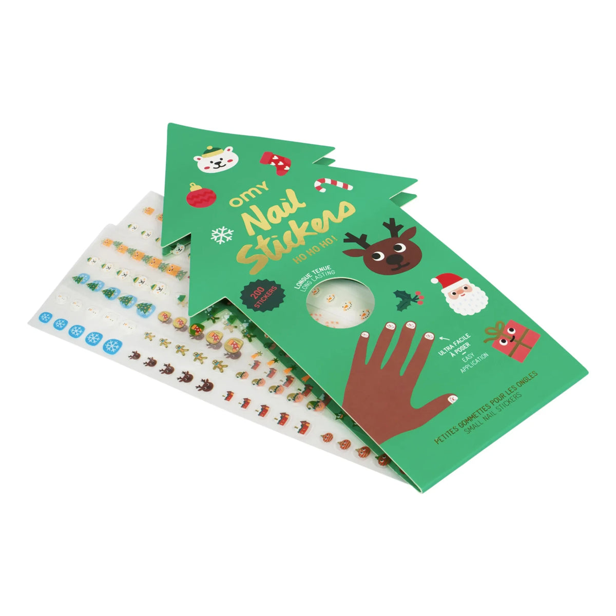 Omy - Nail Stickers - Ho Ho Ho