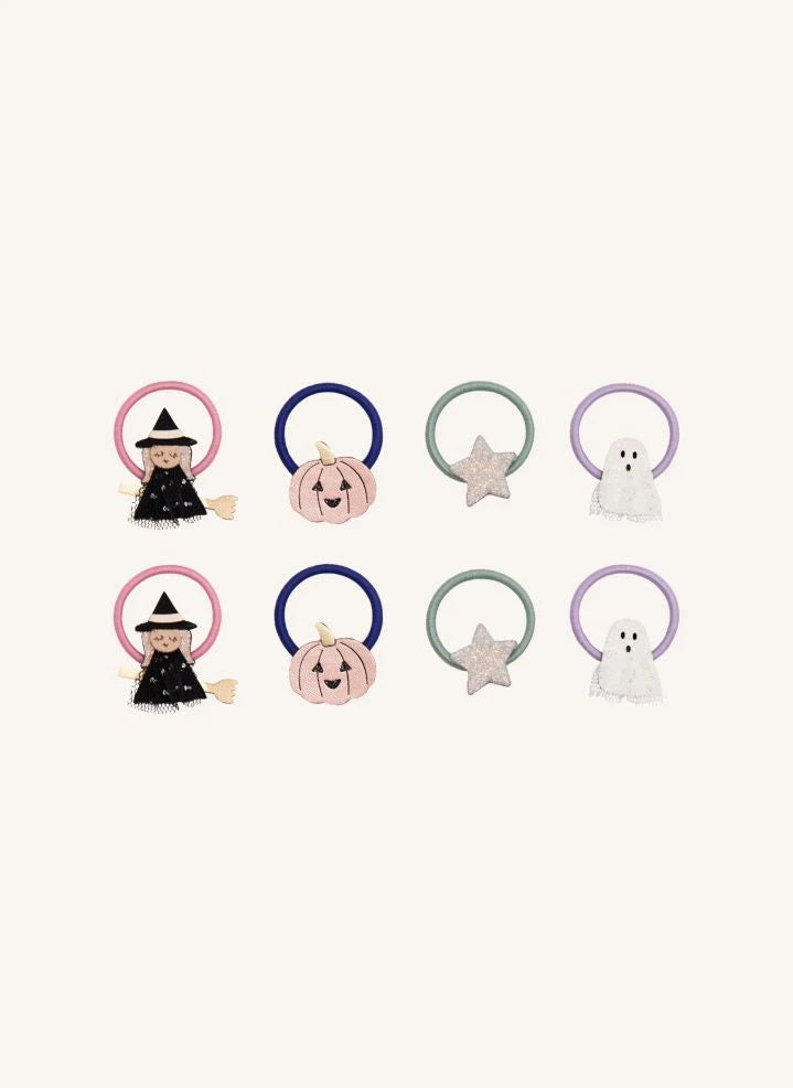 Mimi & Lula - 8-piece Halloween Mini Hair Clip Set | Black