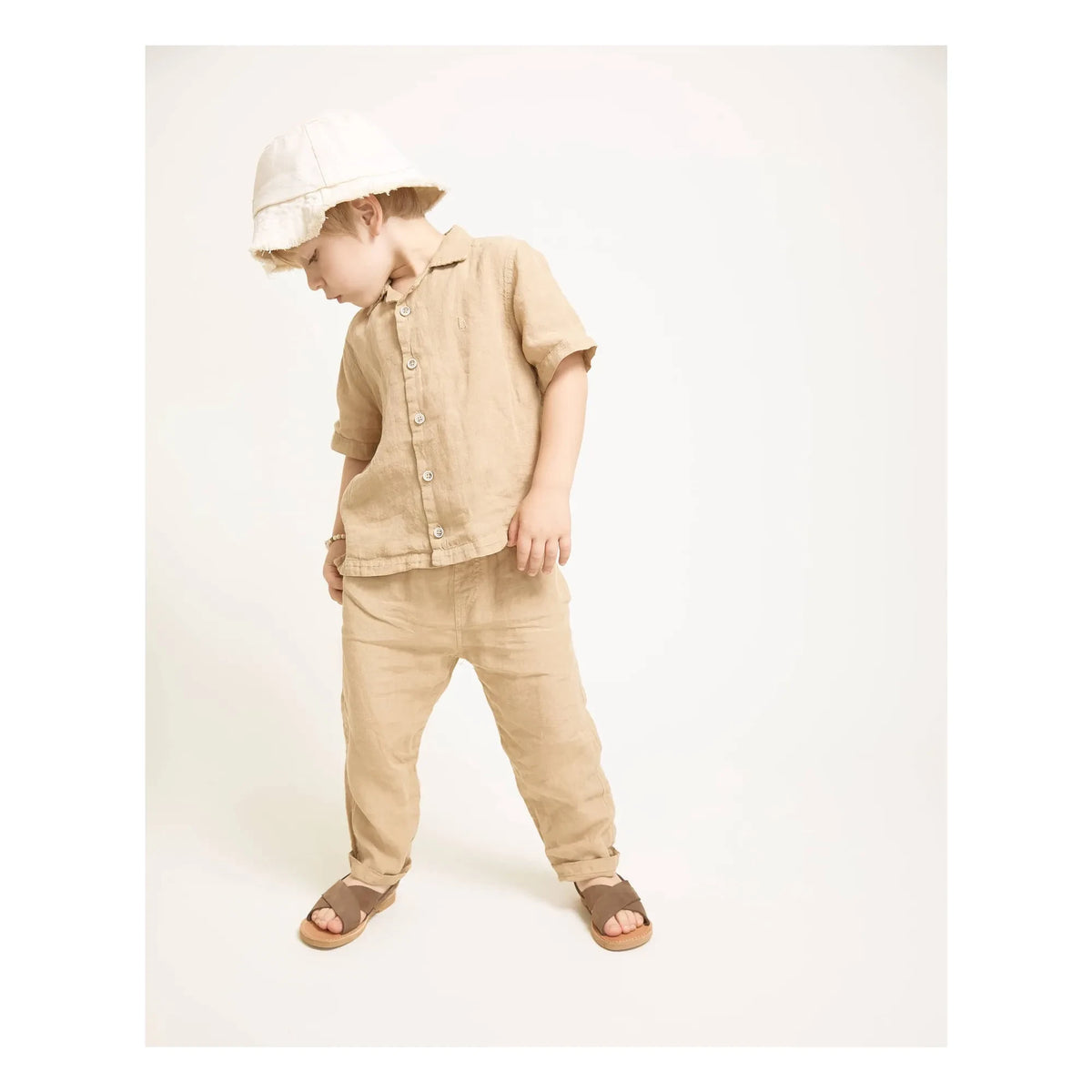 Búho - Linen Pants | Beige