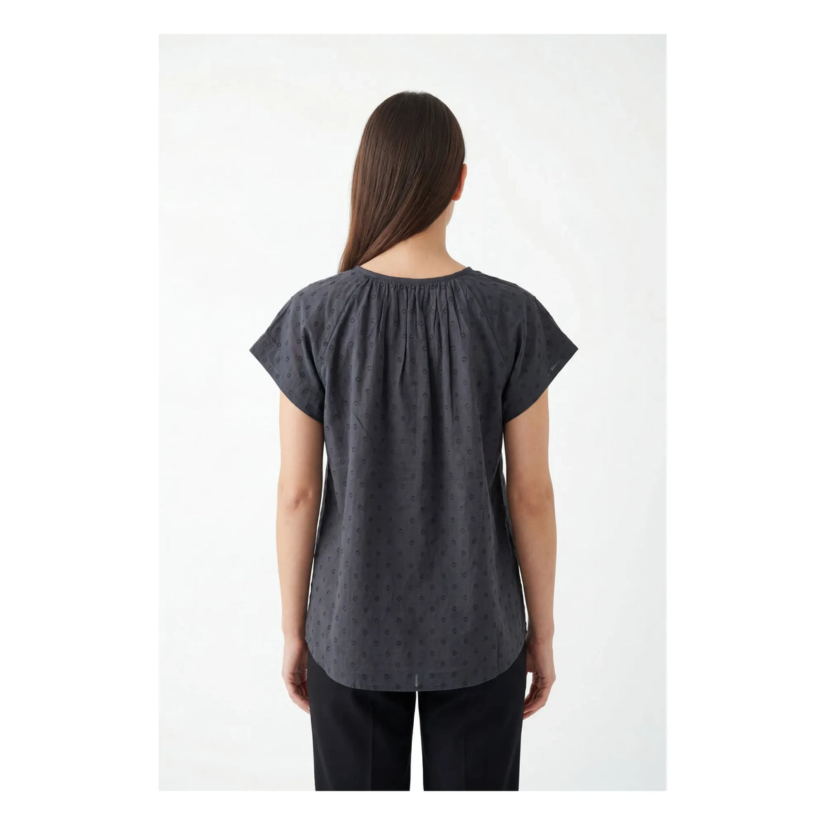 BELLEPIECE - Sistelo Cotton blouse | Gray