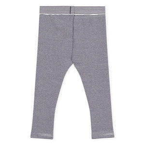 Petit Bateau - Striped Organic Cotton Leggings | Navy