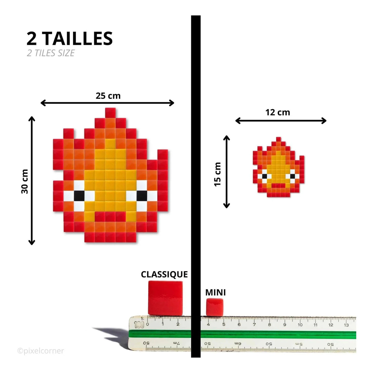 Pixel Corner - Pixel Art Set - Sparky | Orange