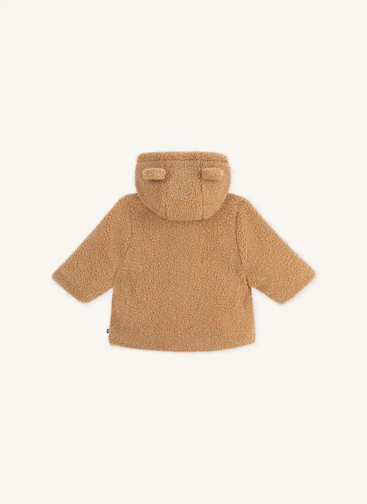 Petit Bateau - Sherpa Coat with Ears | Beige