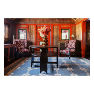 Layered - Röllakan Ruth Wool Rug | Blue