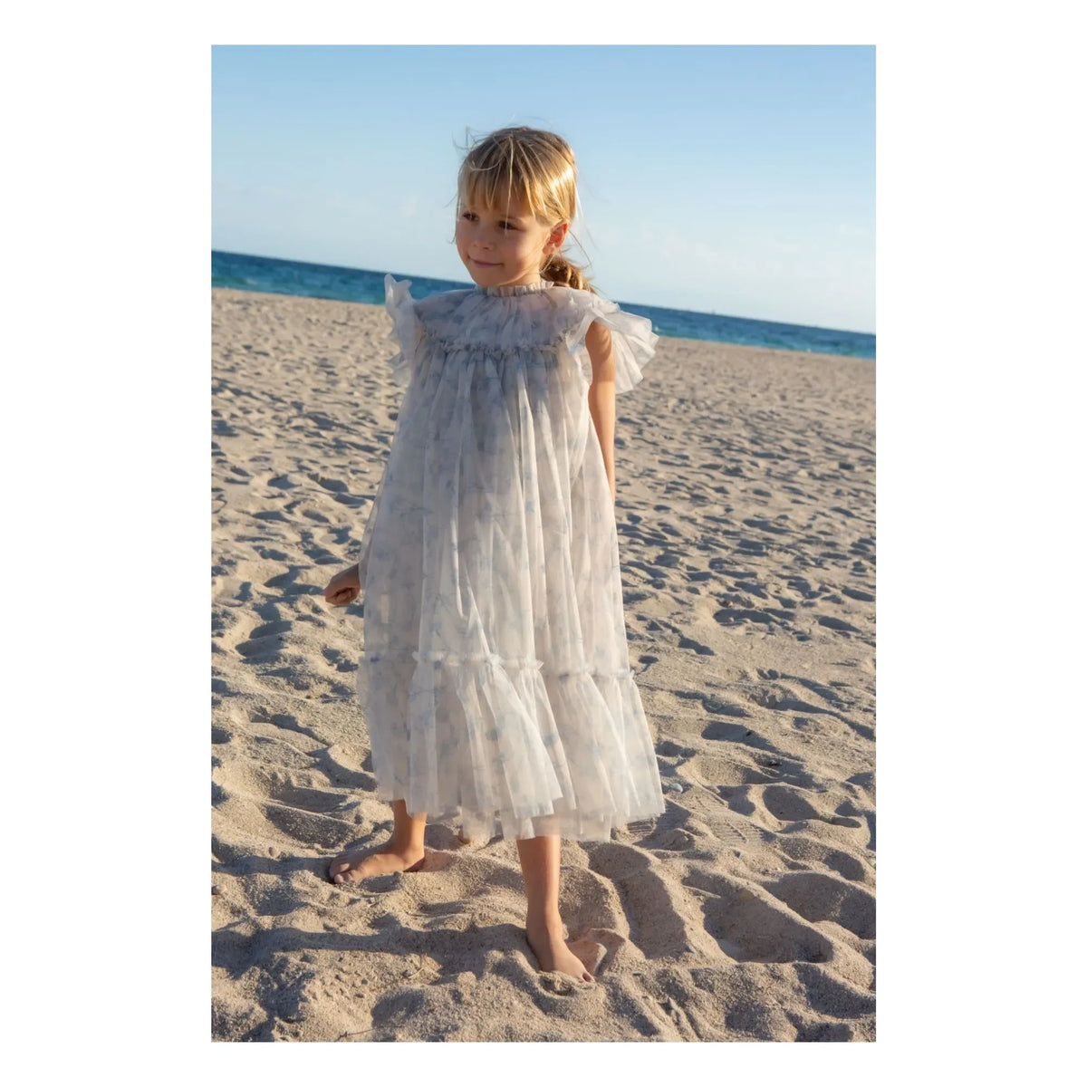 C'era Una Volta - Marisol Fleurie Dress | Gray-Blue