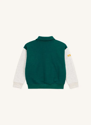 Petit Bateau - Teddy Color-Blocked Jacket | Green