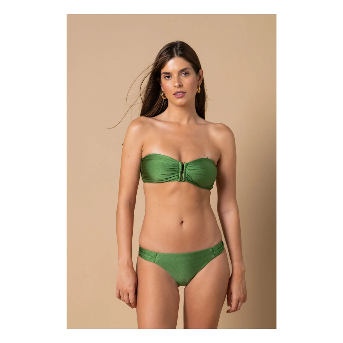 Alma Deia - Lena Low-Cut Swimsuit Bottom | Meadow Green