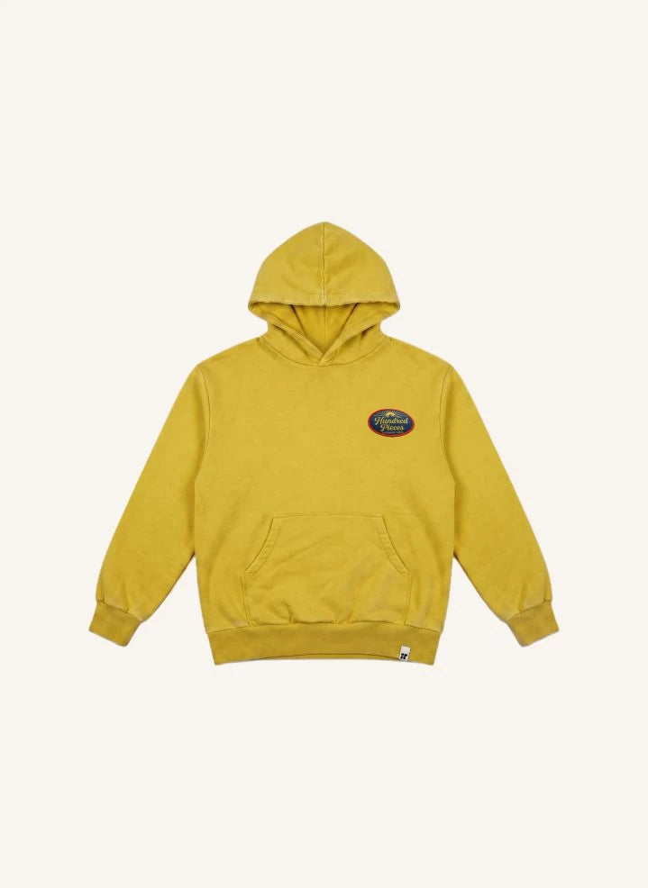 Hundred Pieces - Pat Outdoor Organic Cotton Sweatshirt | Mustard