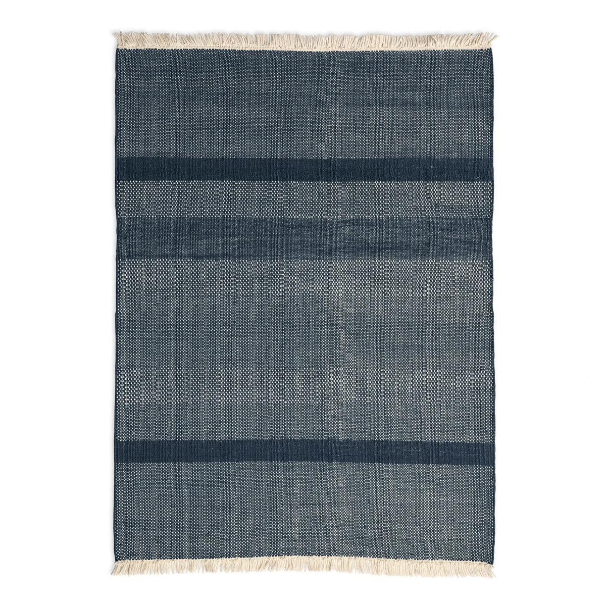 Nanimarquina - Tres Textured Rug, Elisa Padrón | Blue