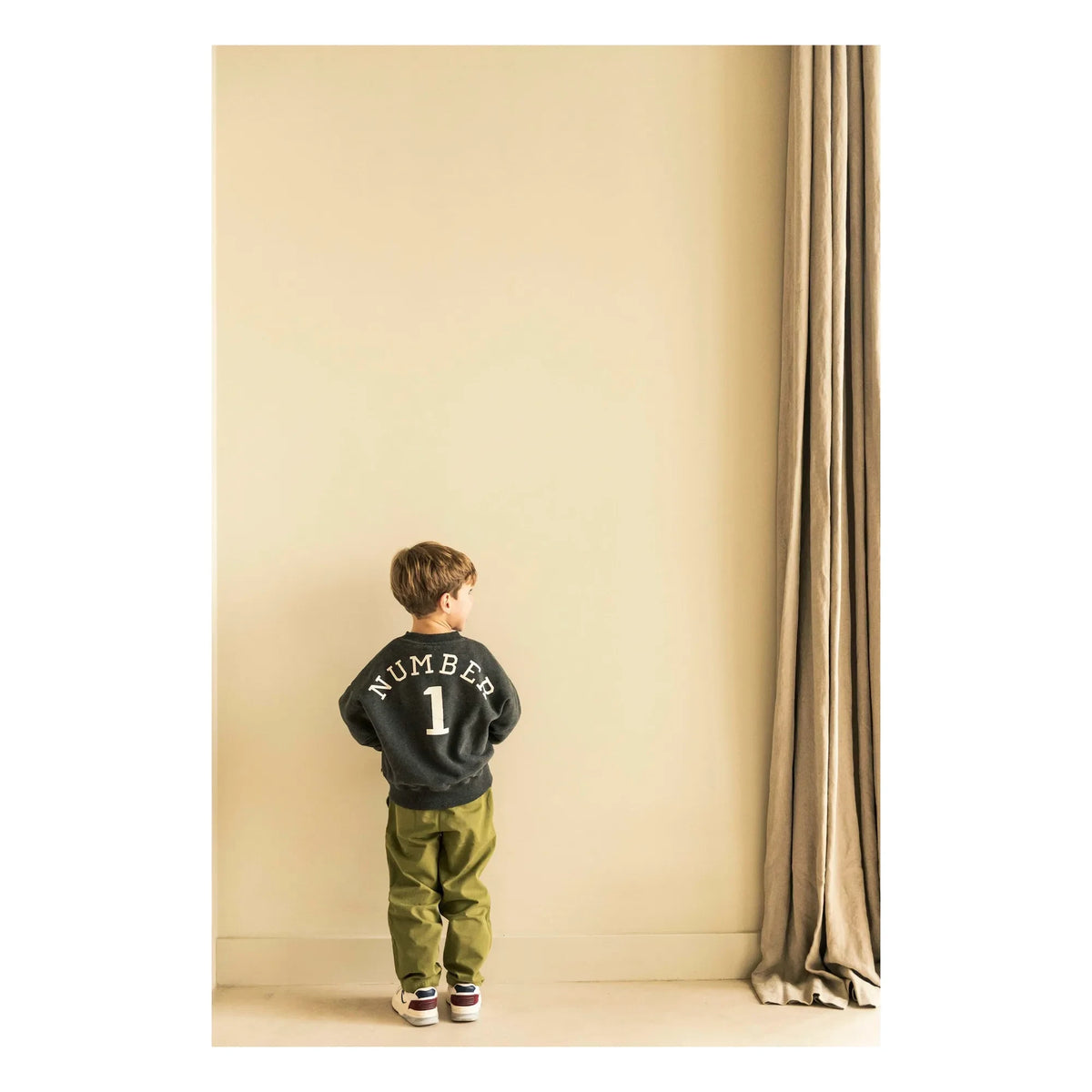 Jenest - Bird NR 1 organic cotton sweatshirt | Dark gray