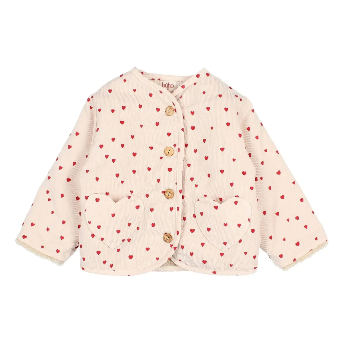 Búho - Mini Heart Jacket | Pale Pink